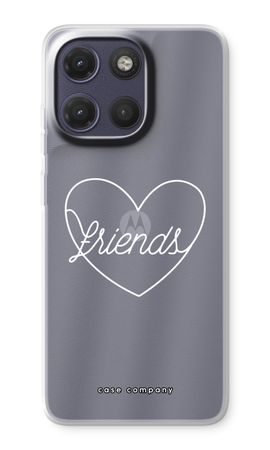 Friends heart pastel