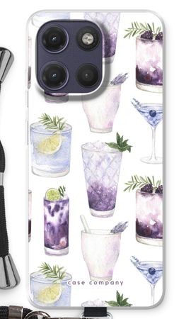 Violet cocktails