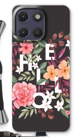 Hello in flowers