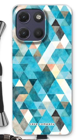 Coloured triangles blue