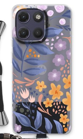 Flowers with blue leaves