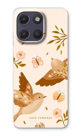 Fluttering Pair, Motorola Moto G17 pehmeä kotelo