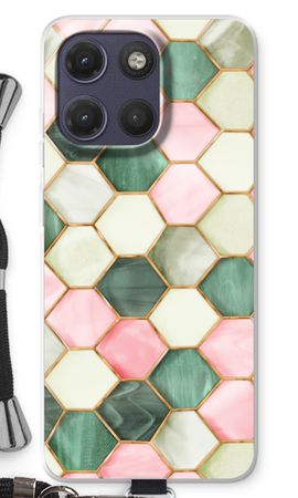 Hexagons in stained glass