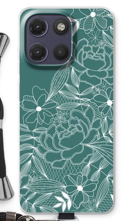 Flowers in lace