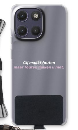 Fouten maken u niet