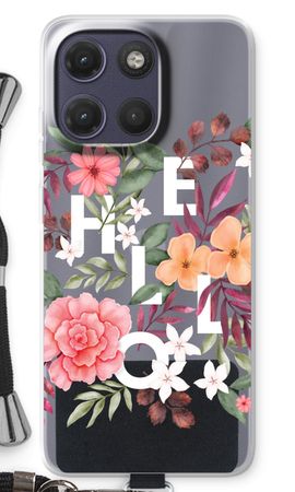 Hello in flowers