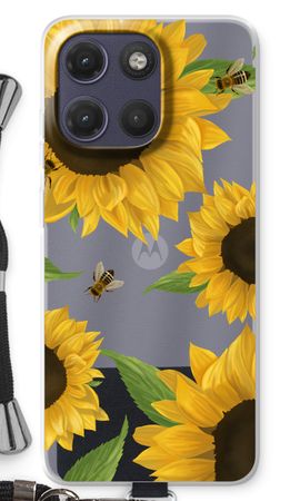 Sunflower and bees