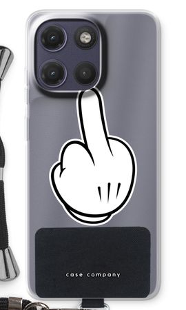 Middle finger white