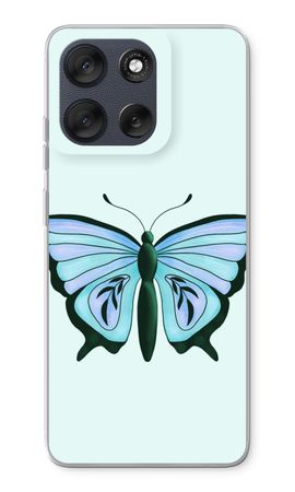 Blauer Schmetterling