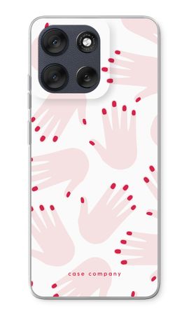 Hands pink