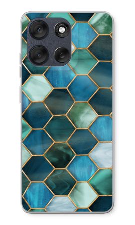 Hexagons in stained glass
