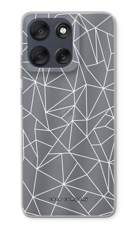 Weiße geometrische Linien