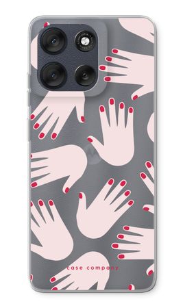 Hands pink