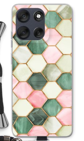 Hexagones en vitrail