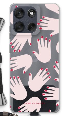 Hands pink