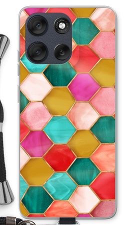 Hexagones en vitrail