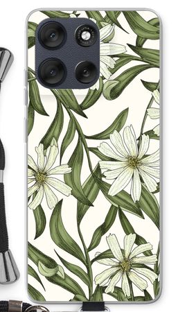 White flower pattern