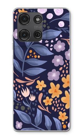 Flowers with blue leaves