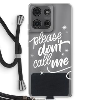 Don't call