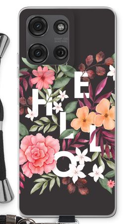 Hello in flowers