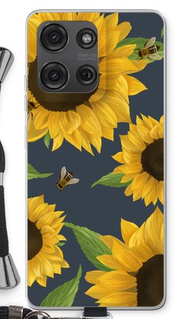 Sunflower and bees