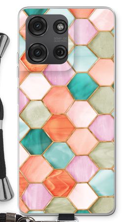 Hexagons in stained glass