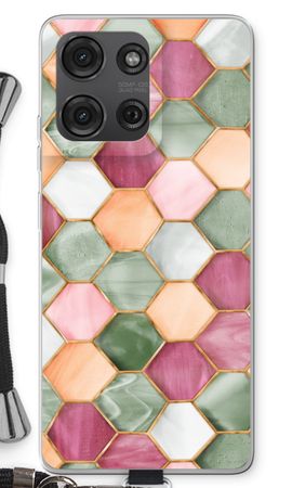 Hexagons in stained glass