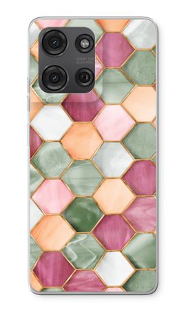 Hexagons in stained glass