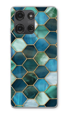 Hexagons in stained glass