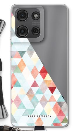 Coloured triangles pastel