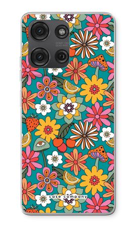 Retro Flowers N°2 - Blue