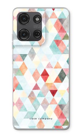 Coloured triangles pastel