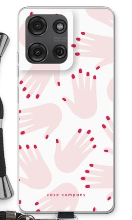 Hands pink