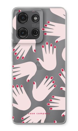 Hands pink