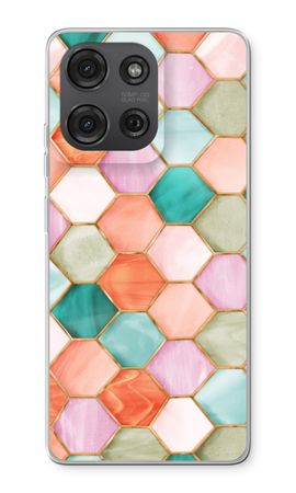 Hexagons in stained glass