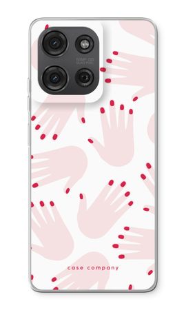 Hands pink