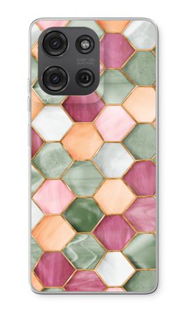 Hexagons in stained glass