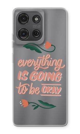 Optimistic flower girl