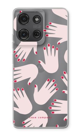 Hands pink