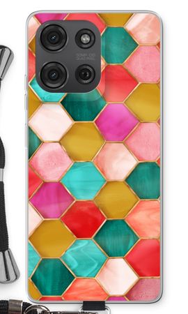 Hexagons in stained glass