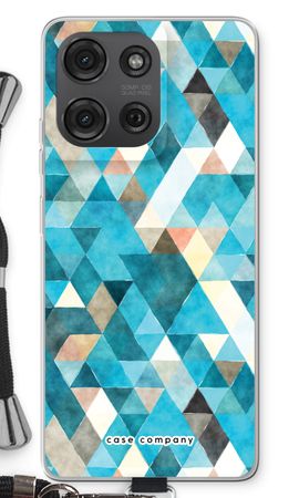 Coloured triangles blue