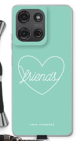 Friends heart pastel