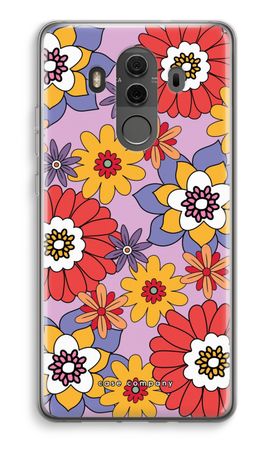 Fleurs rétro - violet