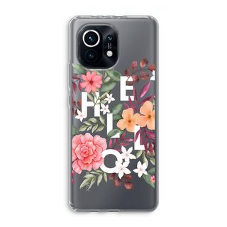 Hello in flowers