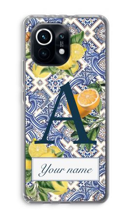 Monogram Blue tiles