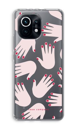 Hands pink