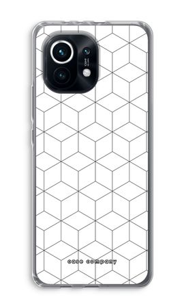 Cubes black and white