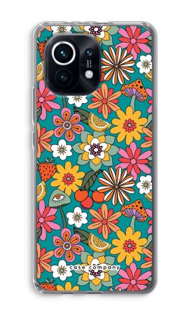 Retro Flowers N°2 - Blue