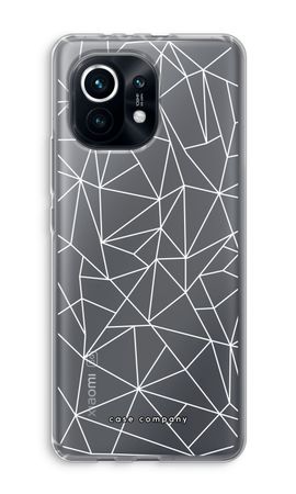 Geometric lines white