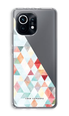 Coloured triangles pastel